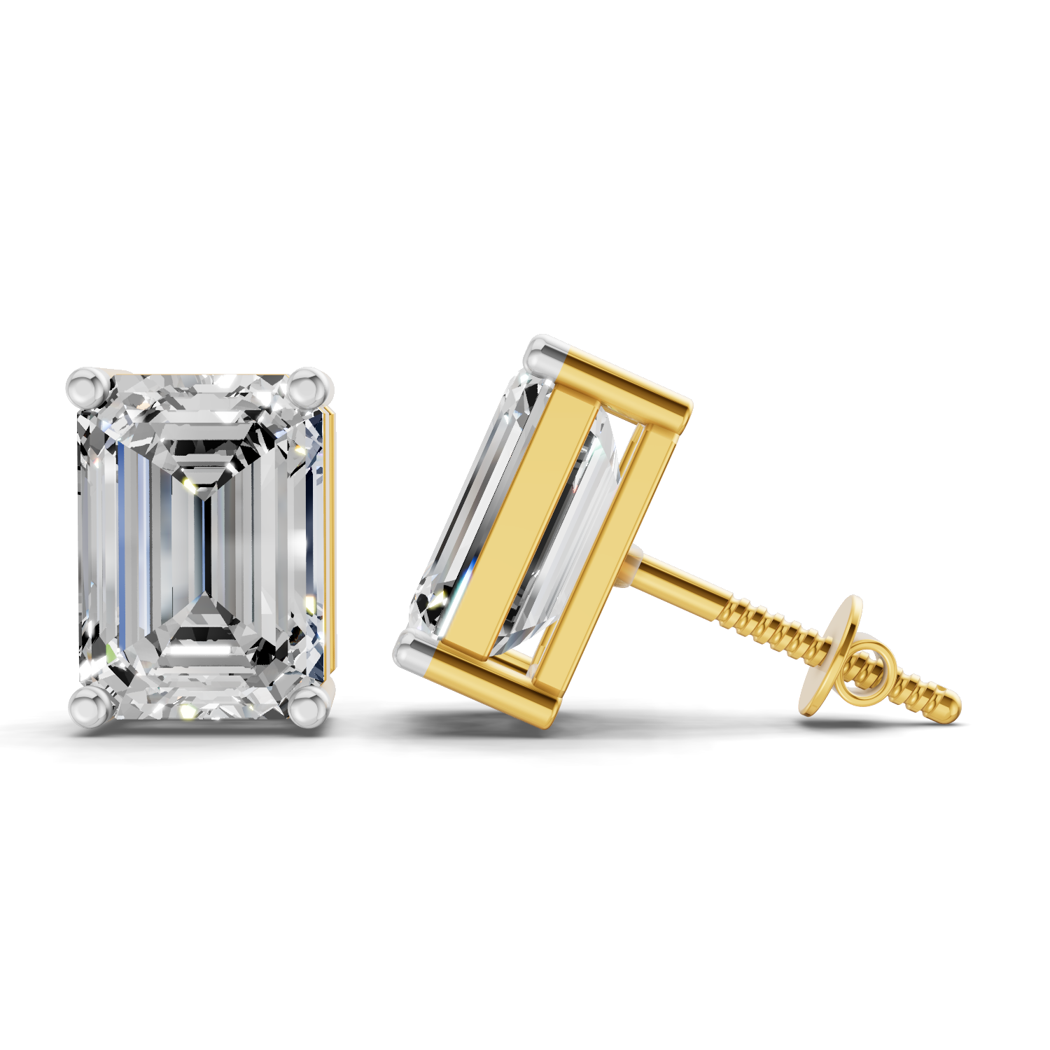 Sparkles Emerald Brillance Diamond Earring