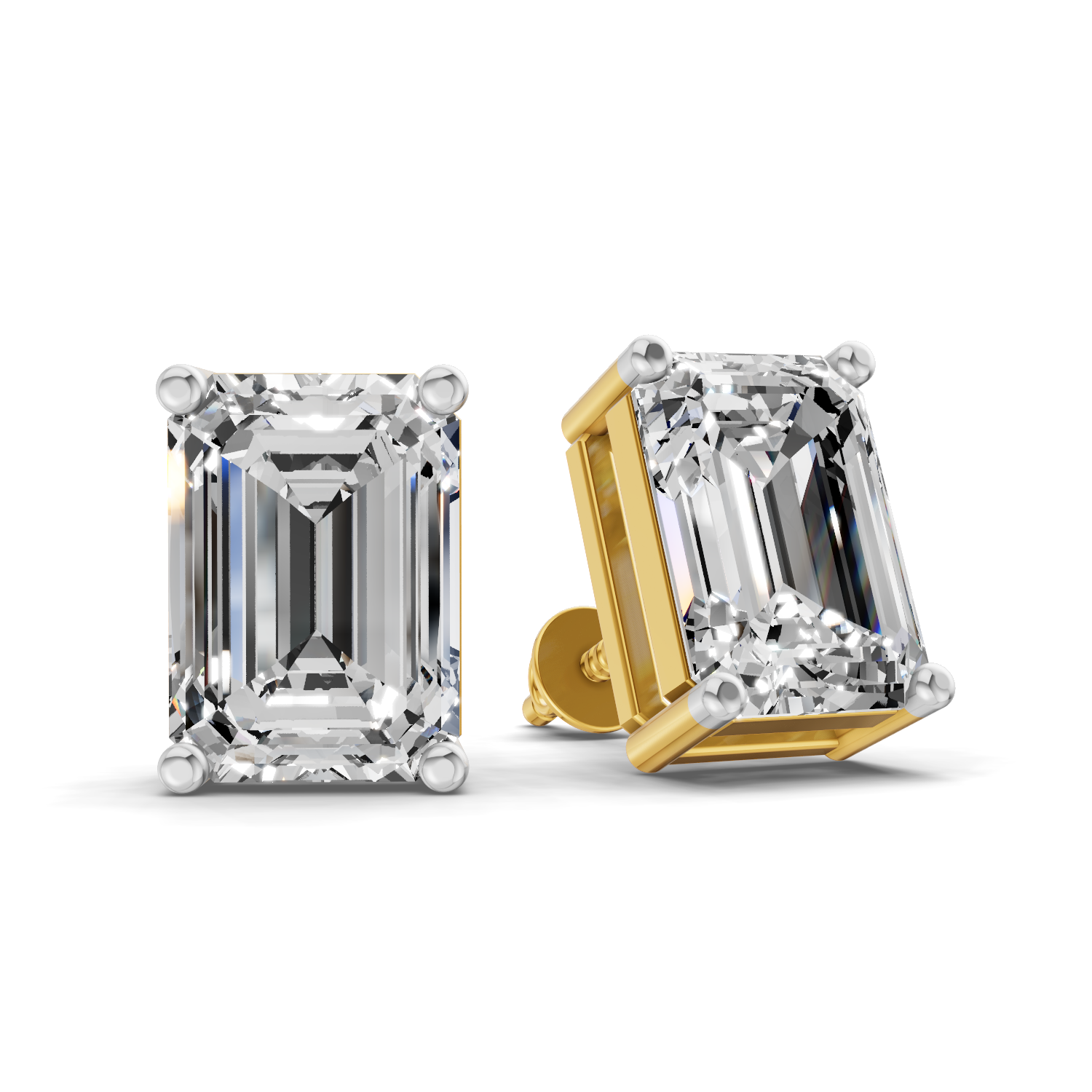 Sparkles Emerald Brillance Diamond Earring