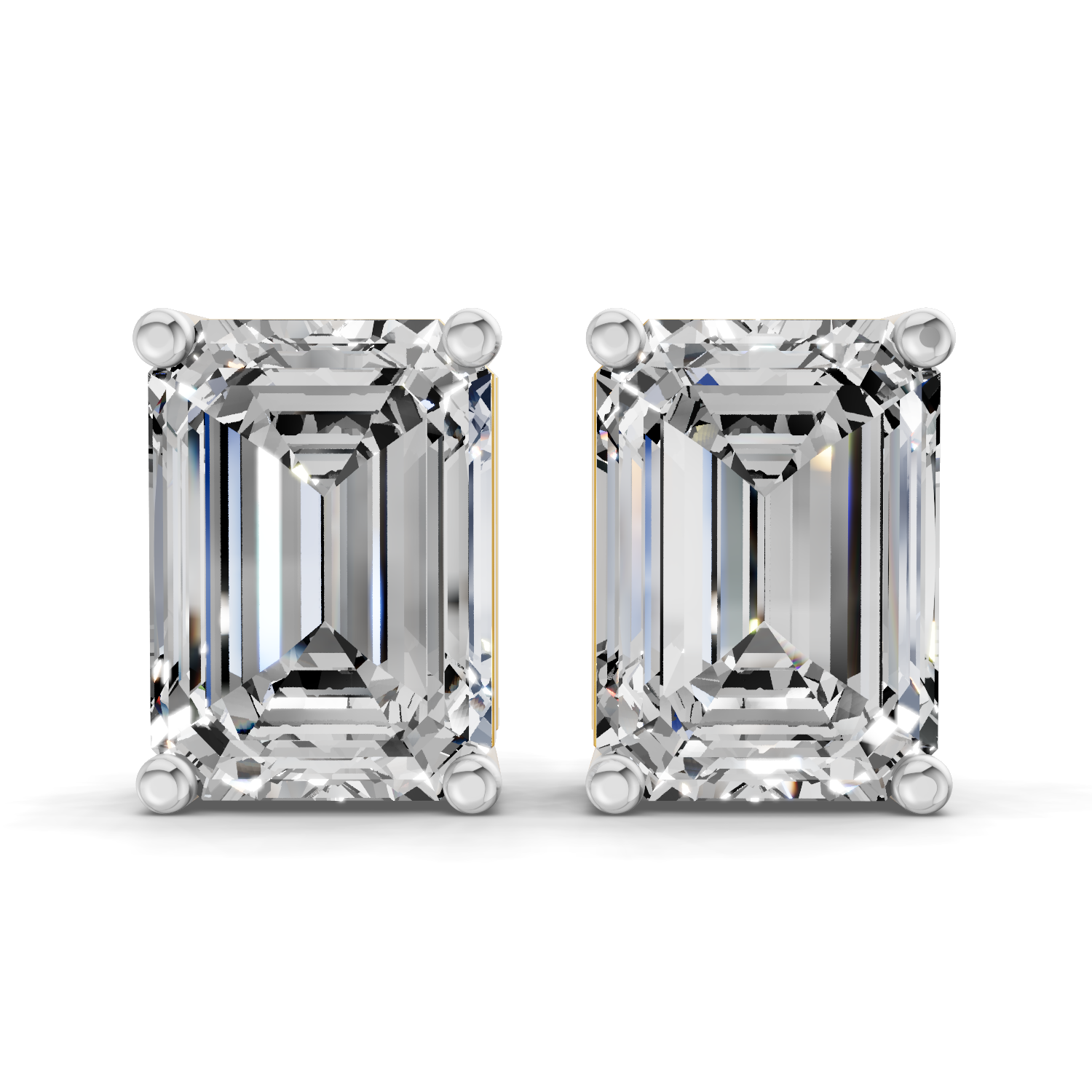 Sparkles Emerald Brillance Diamond Earring