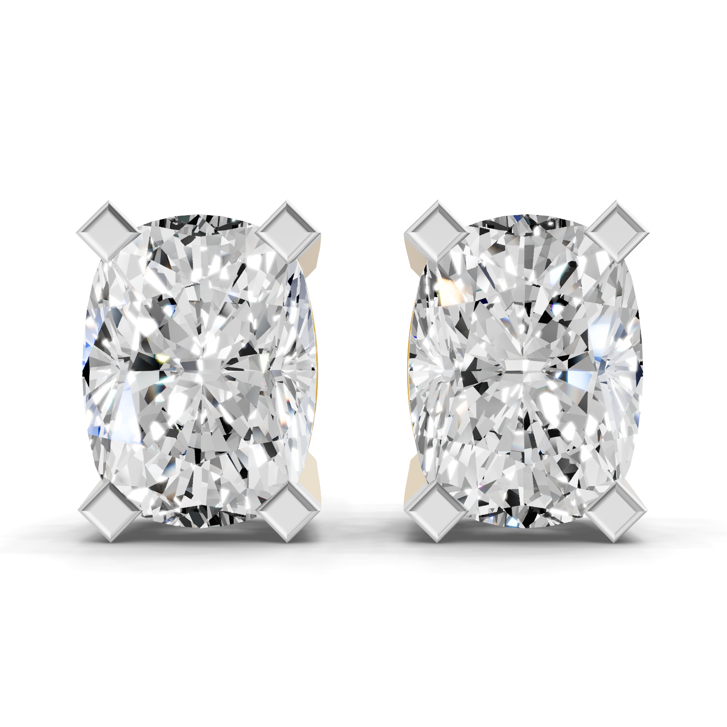 Sparkles Cushion Dazzle Diamond Earring