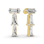 Sparkles Linear Prism Drop Diamond Earring