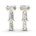 Sparkles Linear Prism Drop Diamond Earring