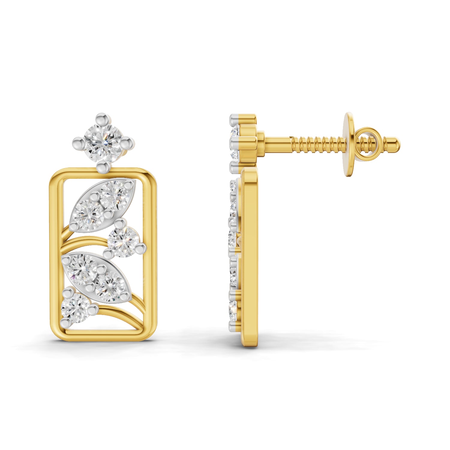 0.36 Carat Earrings | 14K Yellow Gold
