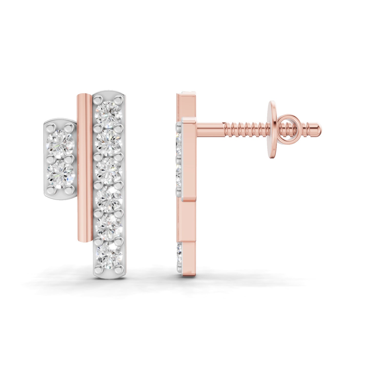 0.35 Carat Earrings | 14K Rose Gold