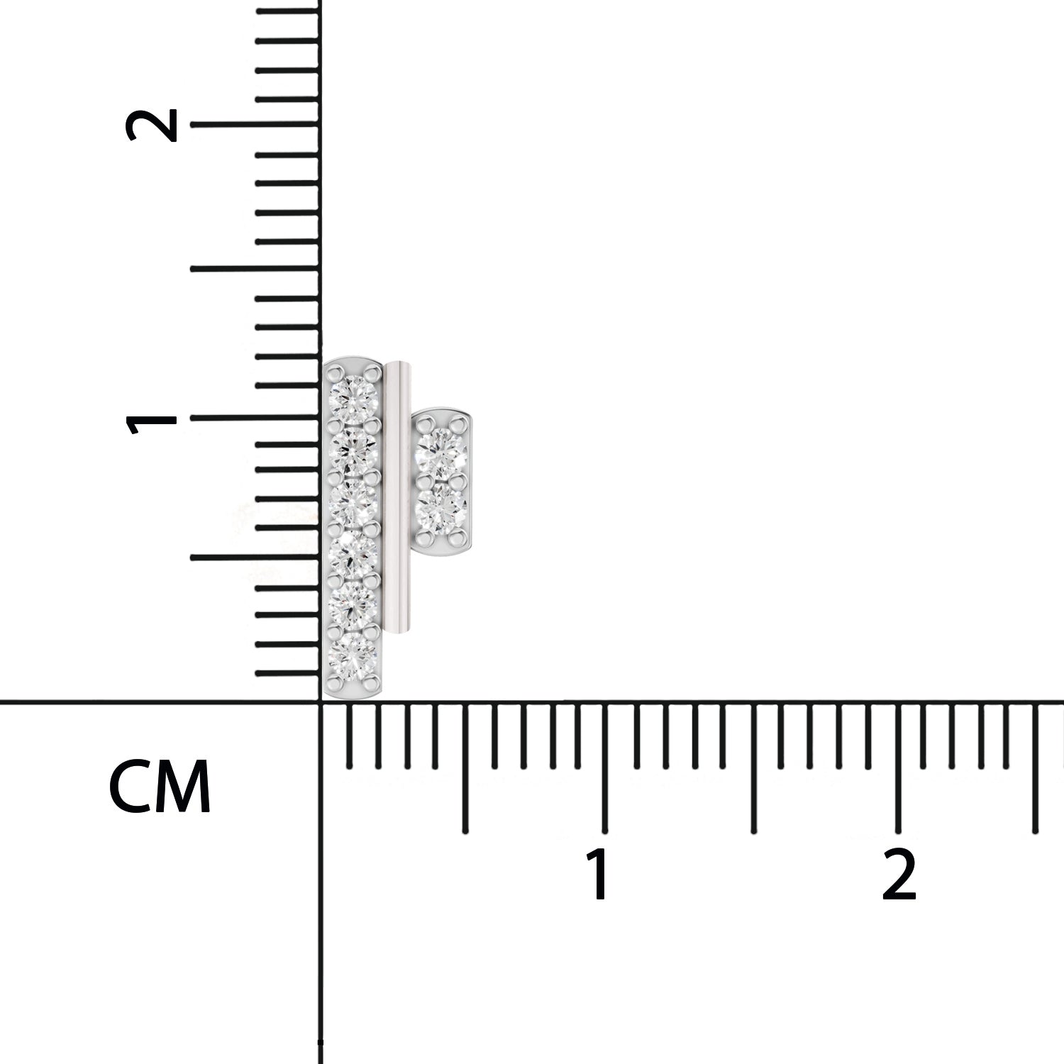 0.35 Carat Earrings | 14K White Gold