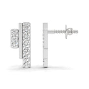 0.35 Carat Earrings | 14K White Gold