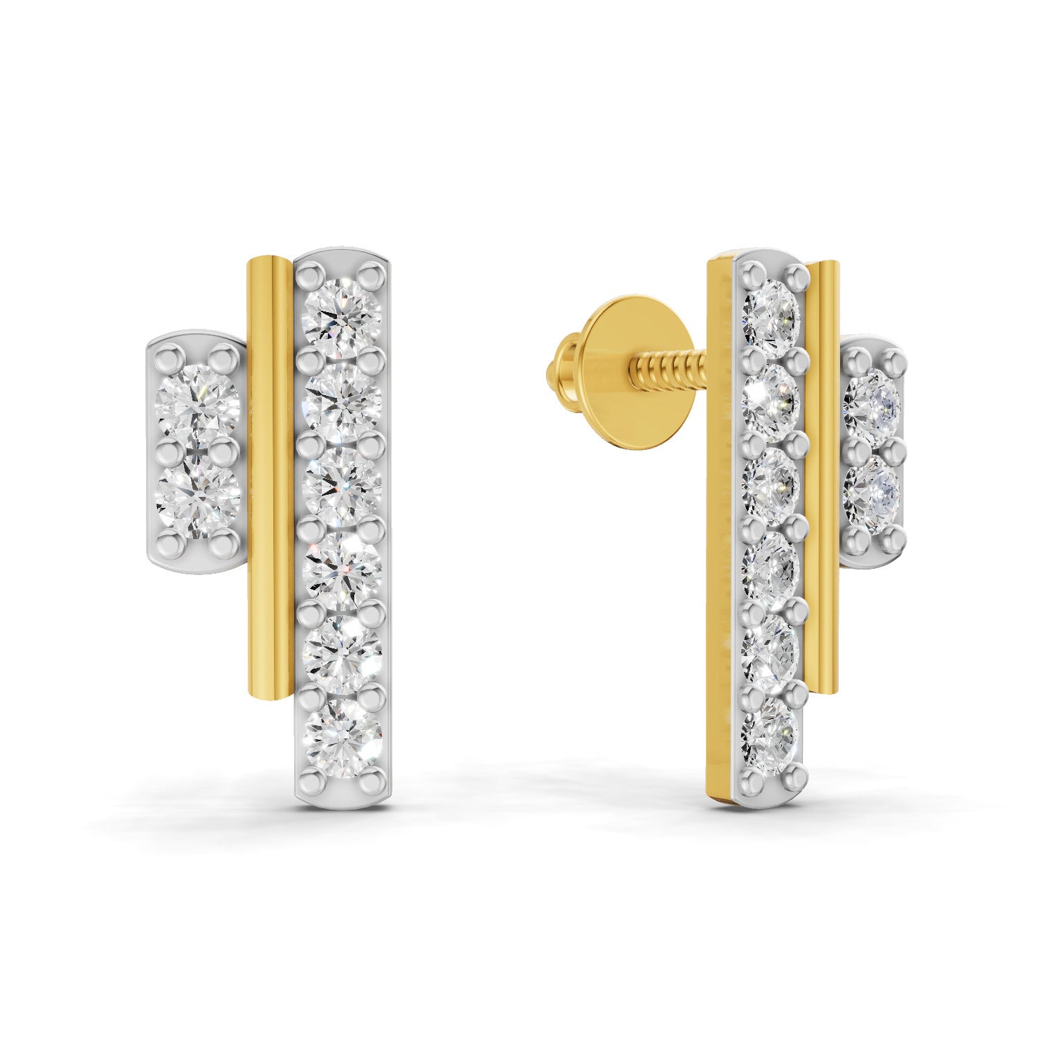 0.35 Carat Earrings | 14K Yellow Gold