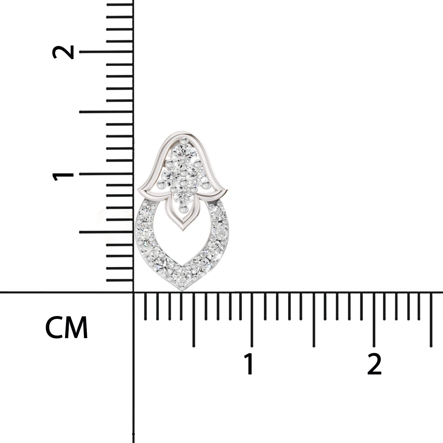 0.45 Carat Celestia Spark Earrings | 14K White Gold