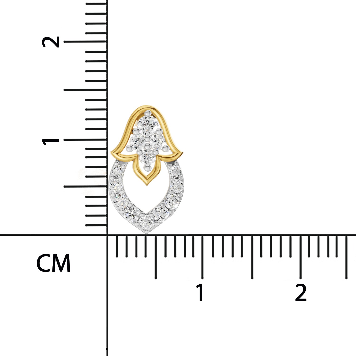 0.45 Carat Celestia Spark Earrings for Women | 14K Yellow Gold