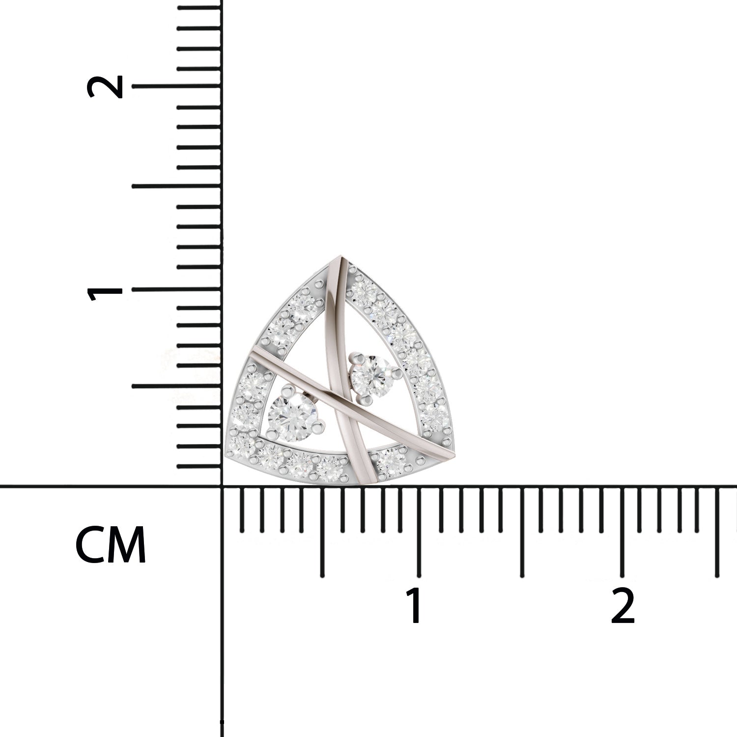 0.45 Carat Facetra Earrings | 14K White Gold