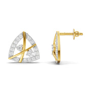 0.45 Carat Facetra Earrings | 14K Yellow Gold