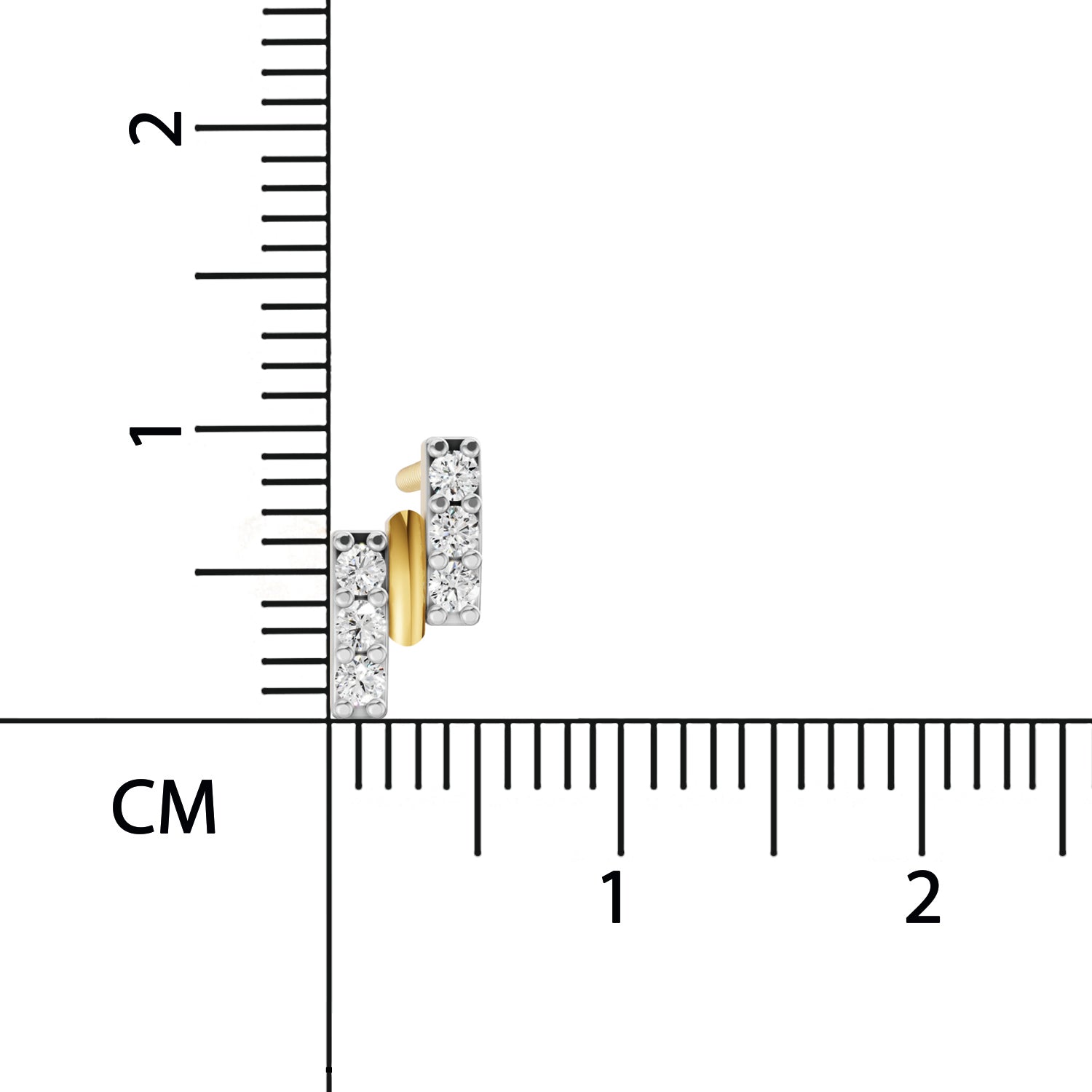 0.22 Carat Earrings for Women | 14K Yellow Gold