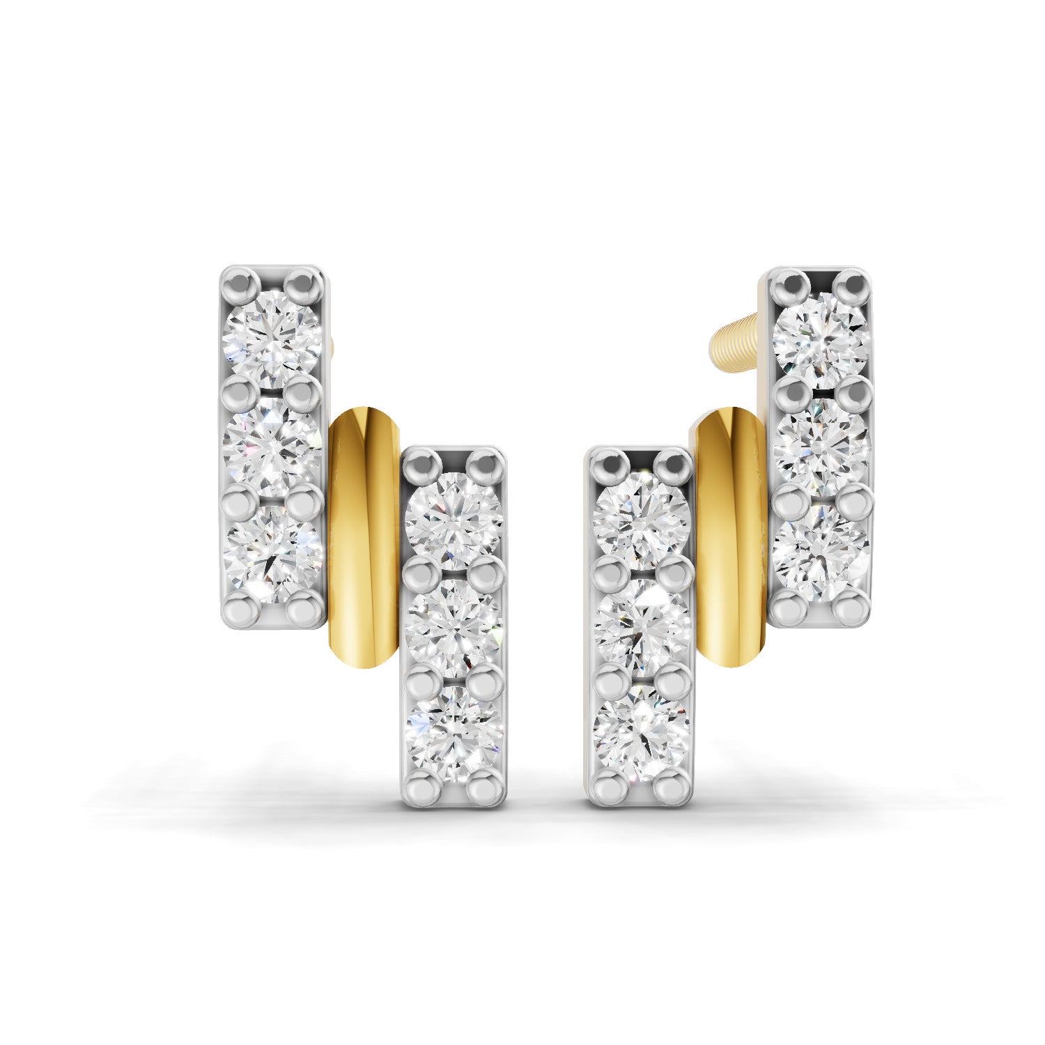 0.22 Carat Earrings for Women | 14K Yellow Gold