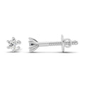 0.09 Carat Nova Gleam Diamond Earrings for Women | 14K White Gold