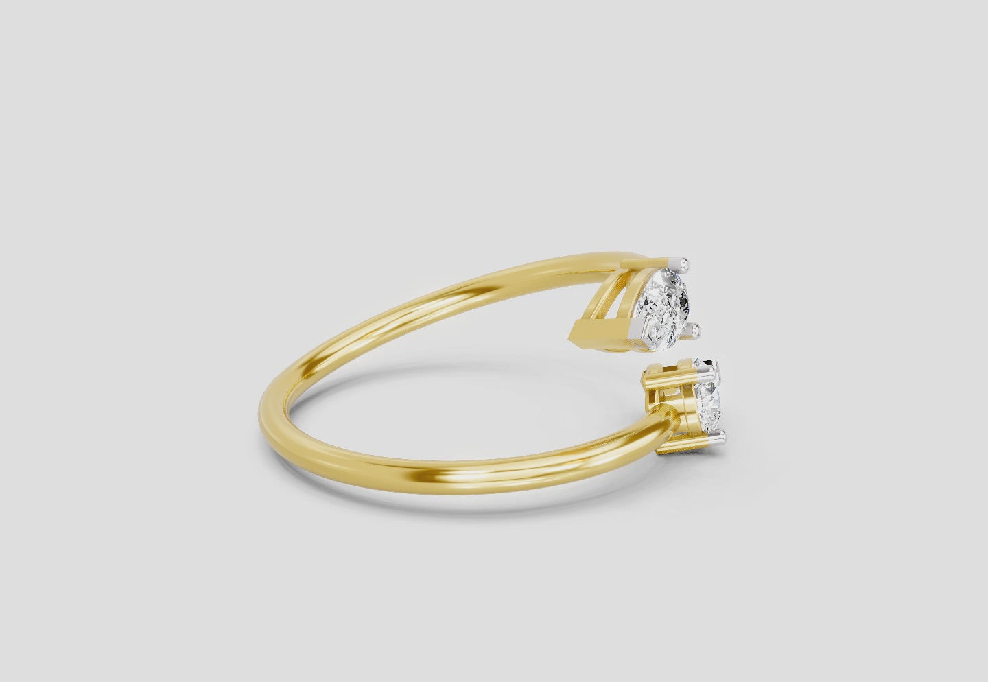 Load video: Solitaire Ring | 14K Yellow Gold