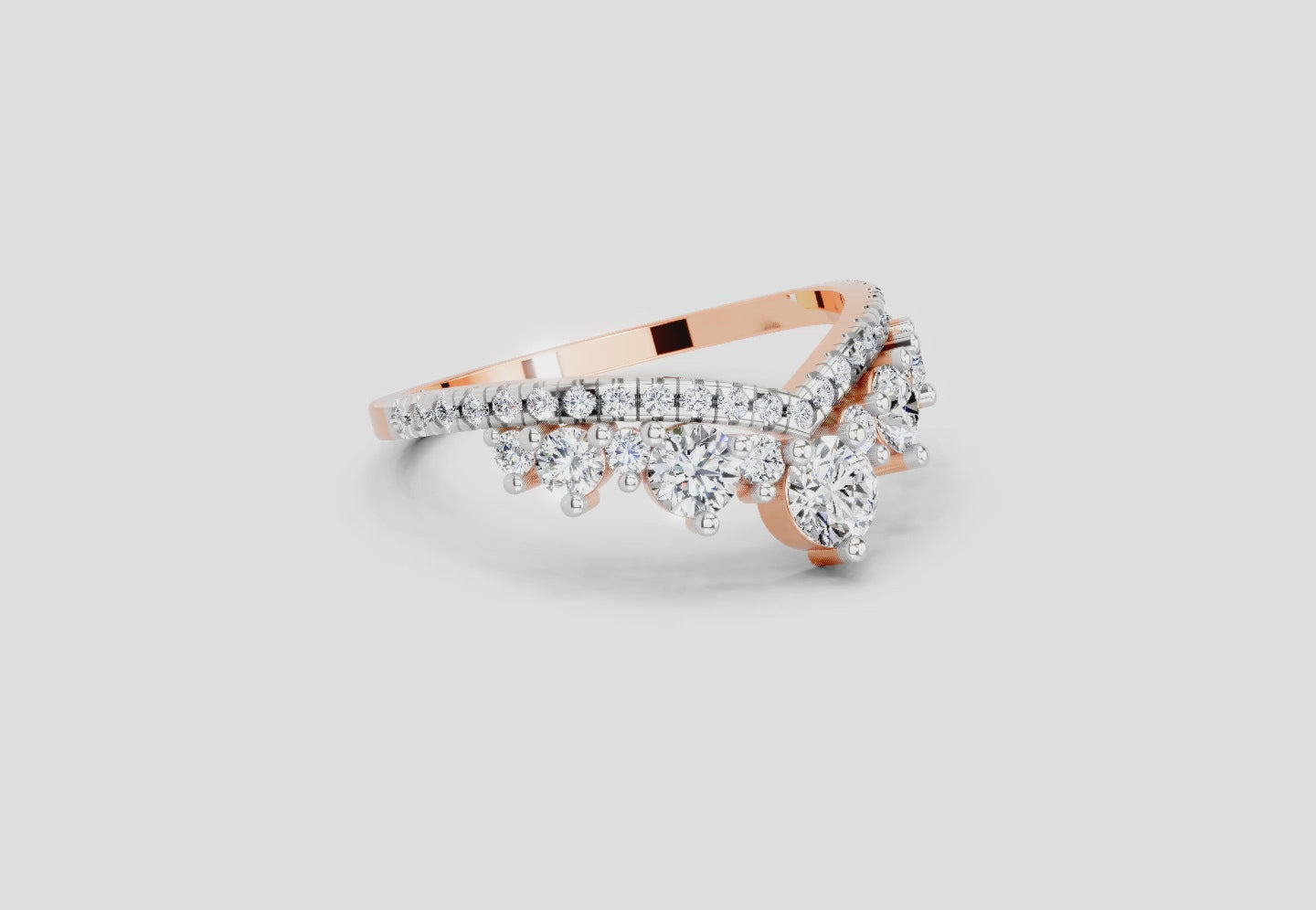 Load video: 0.81 Carat Crownlight Promise Engagement Ring | 14K Rose Gold