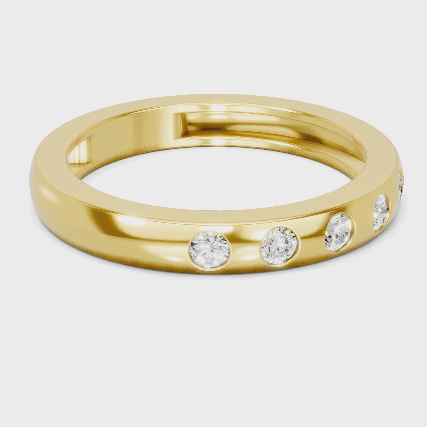 Load video: 0.18 Carat  | 925 Sterling Silver Gold Plated Fashion Ring