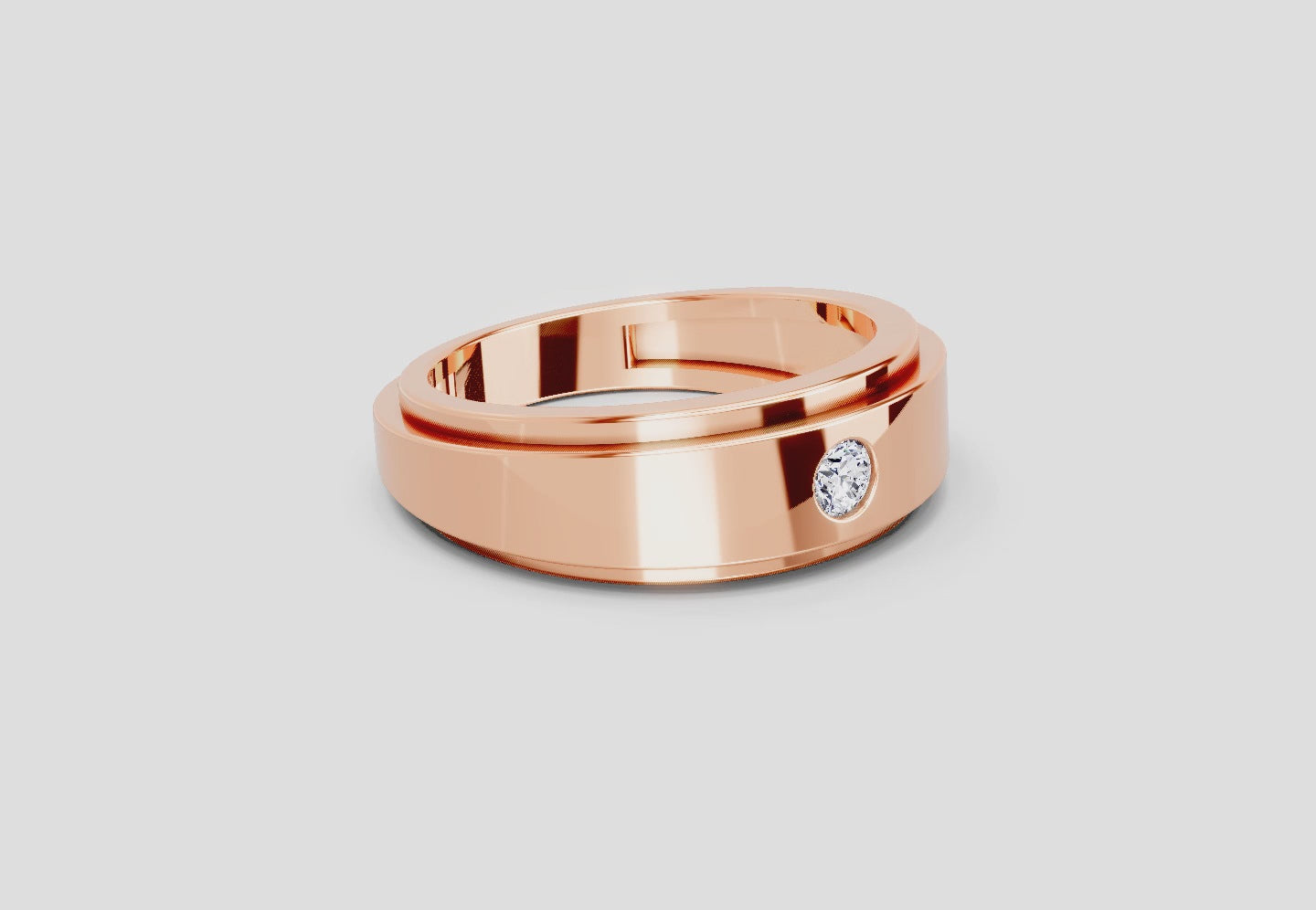 Load video: 0.11 Carat Titan Engagement Ring | 14K Rose Gold