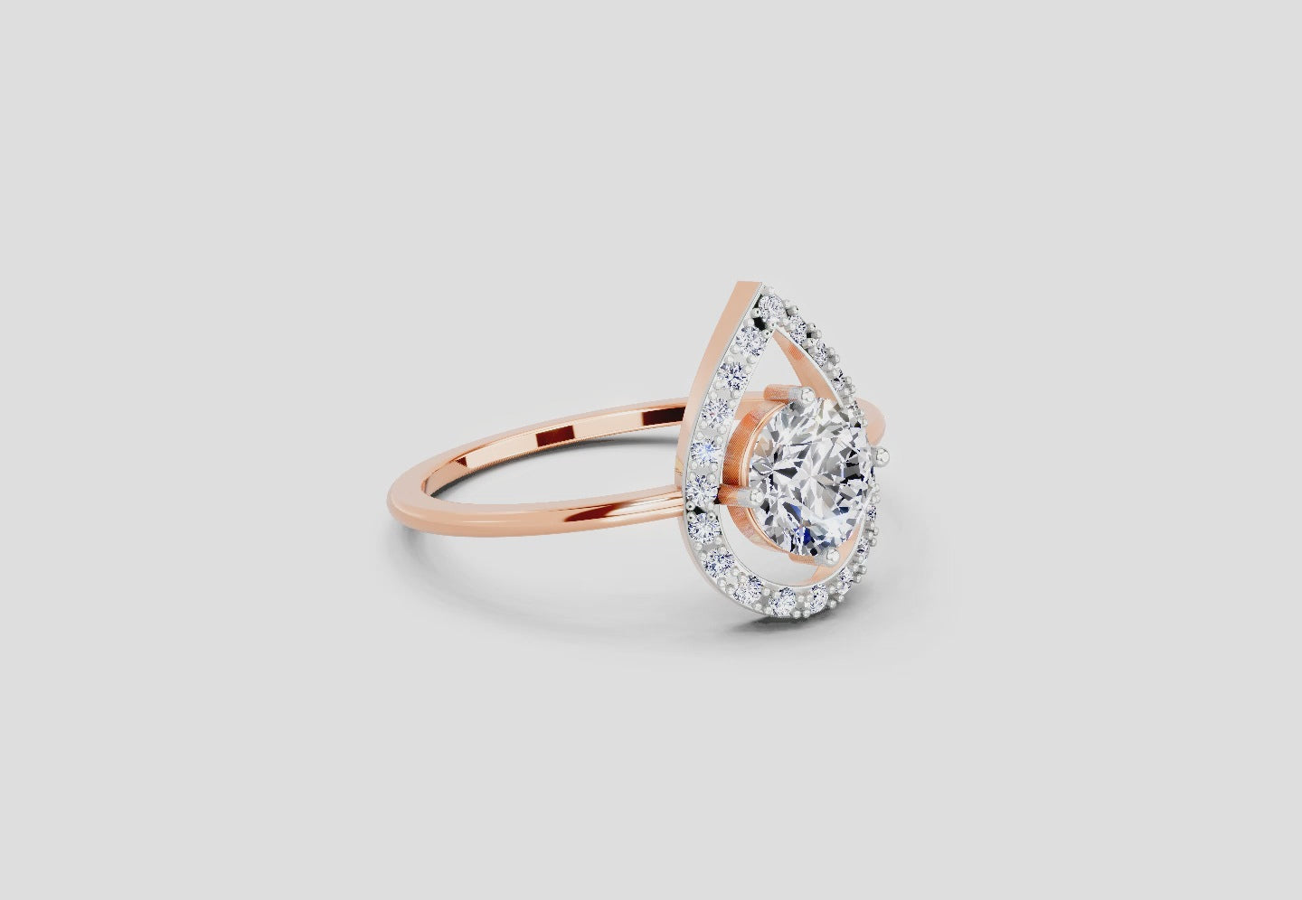 Load video: 0.70 Carat Round Shape Diamond Ring | 14K Yellow Gold