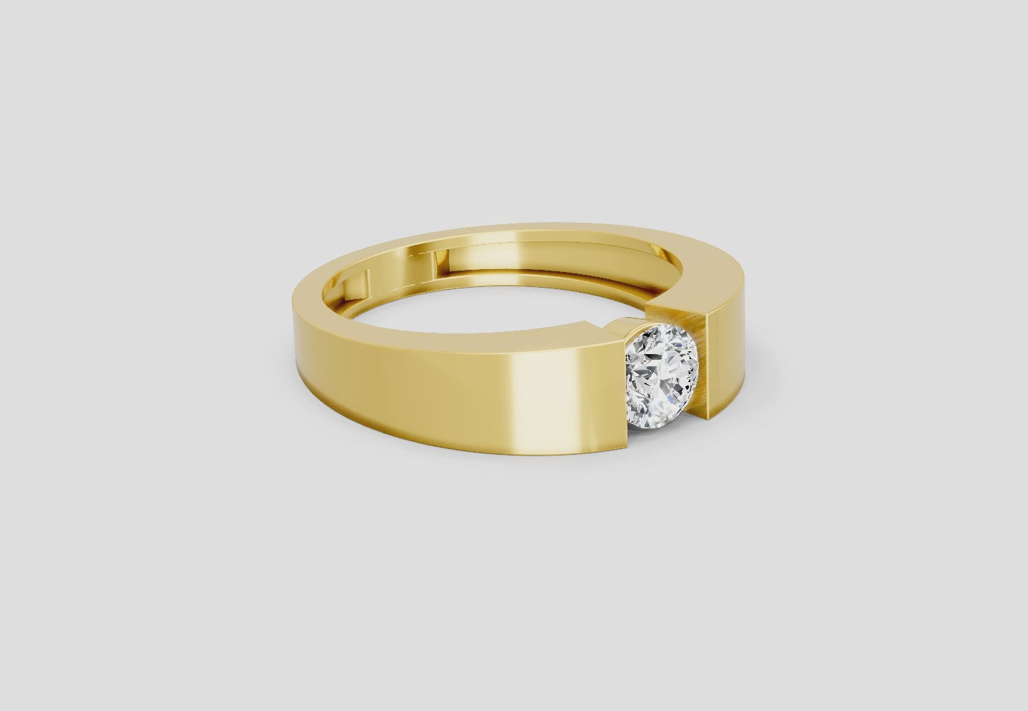 Load video: 0.5 Carat Engagement Ring | 14K Yellow Gold